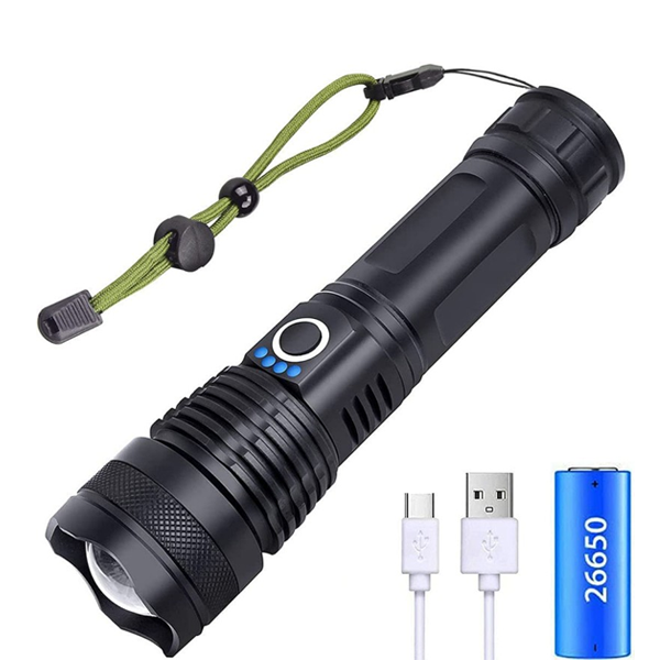 Linterna Tactica 5000 Lumenes Recargable