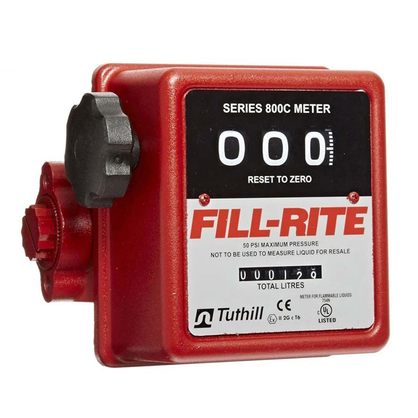 Medidor mecánico de 3 dígitos: Medidor mecánico de 3 dígitos, 3/4", 5 - 20 GPM