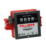 Medidor mecánico de 4 dígitos medidor de 1